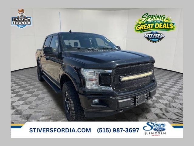 Shadow Black 2018 Ford F-150 Lariat SuperCrew 4WD Pickup Truck Four-Wheel Drive Automatic
