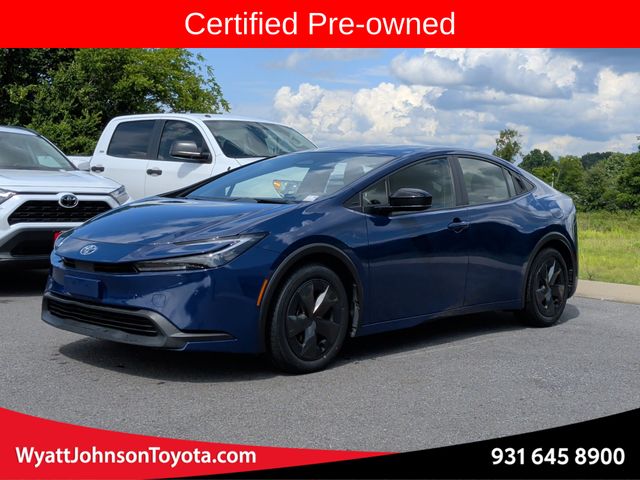 Blue 2025 Toyota Prius Hatchback Front-Wheel Drive Continuously Variable Transmission