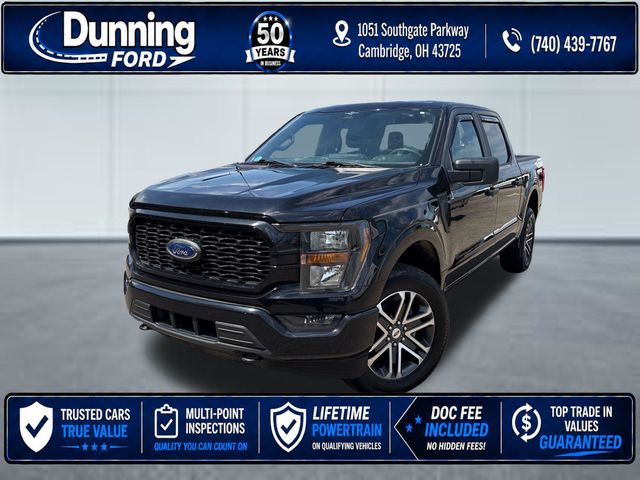 Black Metallic 2023 Ford F-150 Pickup Truck Four-Wheel Drive Automatic