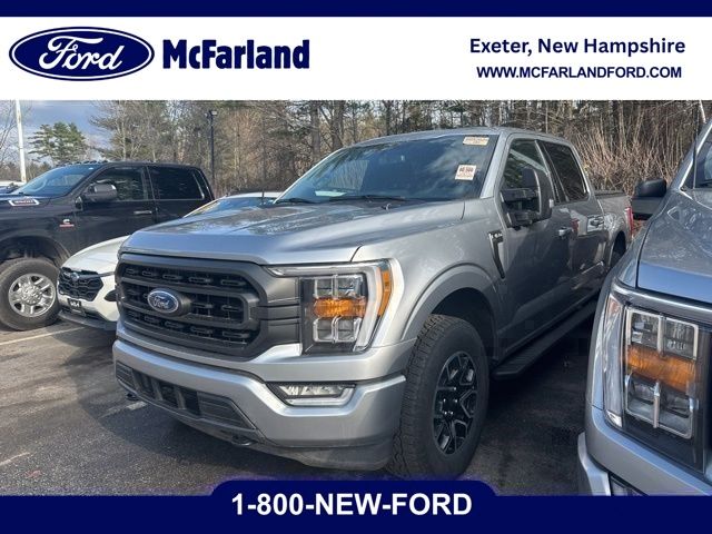Silver Metallic 2023 Ford F-150 XLT SuperCrew 4WD Pickup Truck Four-Wheel Drive Automatic