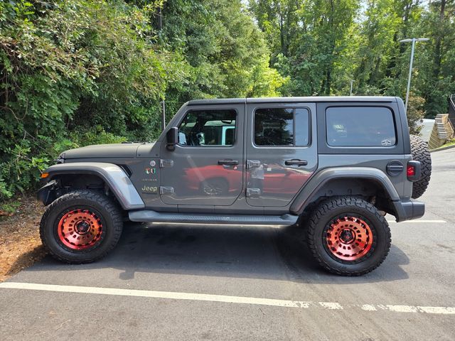 Used 2019 Gray Jeep Unlimited Sahara image 2