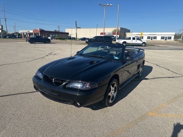 Black 1997 Ford Mustang SVT Cobra Convertible Convertible Rear-Wheel Drive 5-Speed Manual