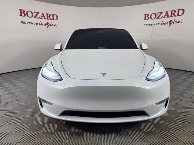 2020 White Tesla Model Y Long Range AWD SUV