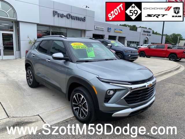 Sterling Gray Metallic 2026 Chevrolet Trailblazer SUV / Crossover Four-Wheel Drive 9-Speed Automatic