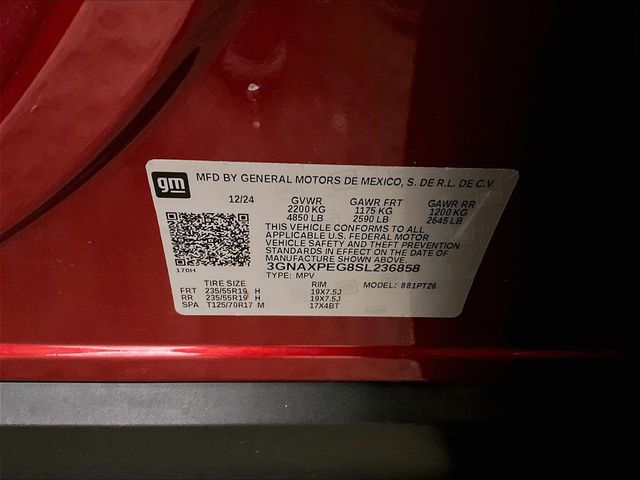 2025 Chevrolet Equinox LT Red at Klick Lewis Buick Chevrolet