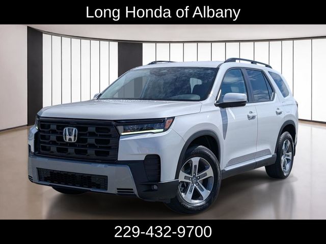 Platinum White 2026 Honda Pilot SUV / Crossover Front-Wheel Drive Automatic