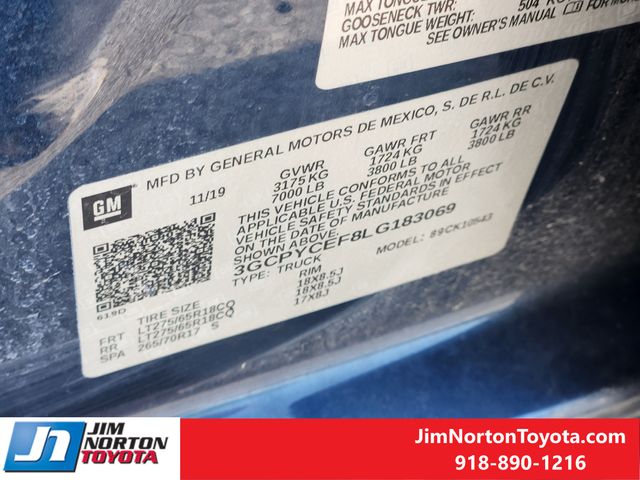 Used 2020 Chevrolet Silverado 1500 Truck