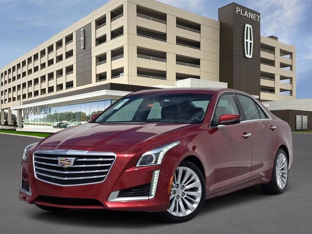 Red 2017 Cadillac CTS 3.6L Premium Luxury AWD Sedan All-Wheel Drive 8-Speed Automatic