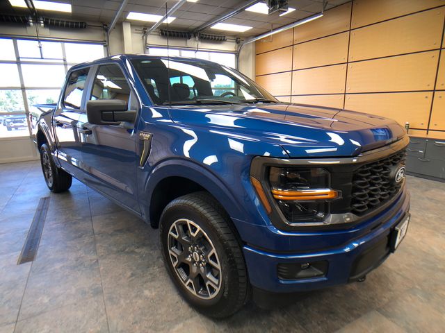 Blue Metallic 2025 Ford F-150 Pickup Truck Four-Wheel Drive Automatic