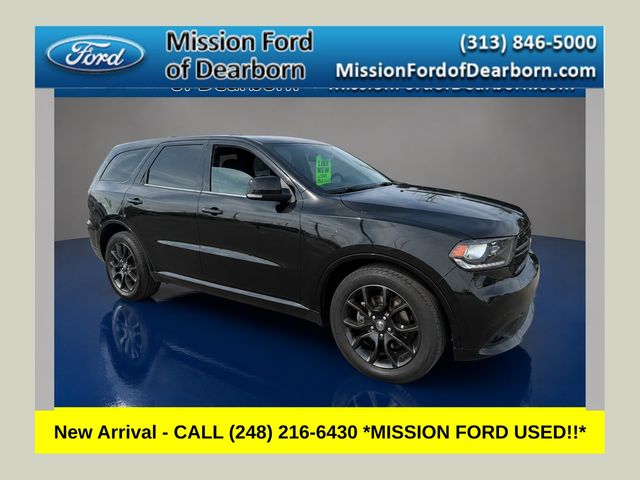 Brilliant Black Crystal Pearlcoat 2016 Dodge Durango SUV / Crossover All-Wheel Drive 8-Speed Automatic