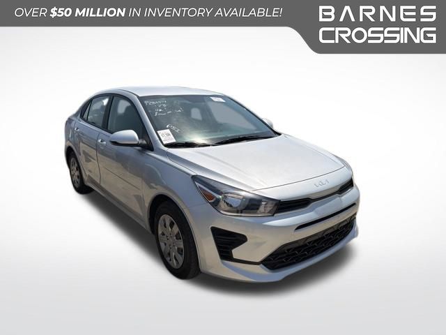 Silky Silver 2023 Kia Rio S FWD Sedan Front-Wheel Drive Continuously Variable Transmission