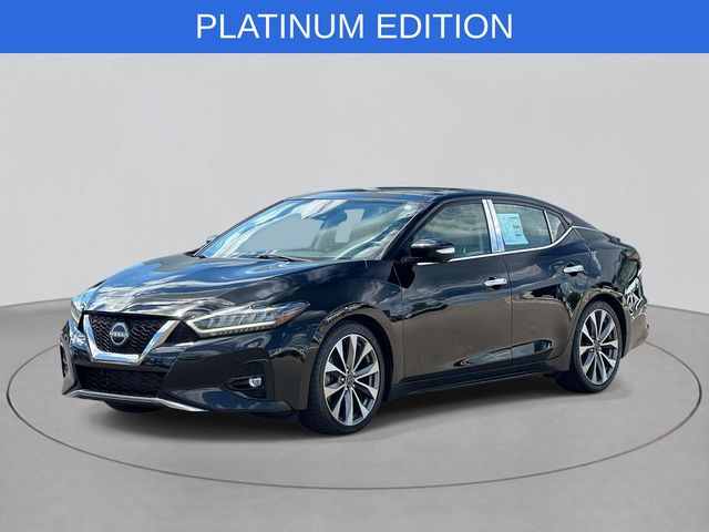 Super Black 2023 Nissan Maxima Sedan Front-Wheel Drive Continuously Variable Transmission