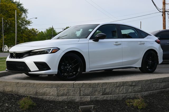 White 2023 Honda Civic Hatchback Hatchback Front-Wheel Drive Continuously Variable Transmission