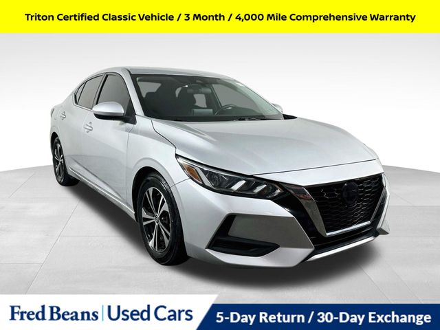 Brilliant Silver Metallic 2022 Nissan Sentra Sedan Front-Wheel Drive Continuously Variable Transmission