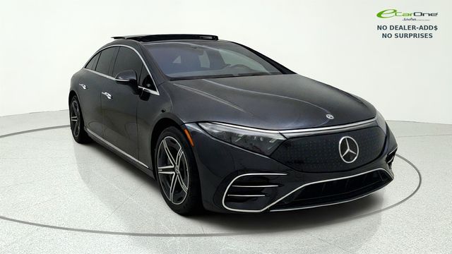 Graphite Gray Metallic 2024 Mercedes-Benz EQS Sedan All-Wheel Drive 1-Speed Automatic