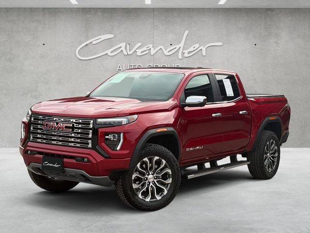 Volcanic Red Tintcoat 2025 GMC Canyon Denali Crew Cab 4WD Pickup Truck Four-Wheel Drive 8-Speed Automatic