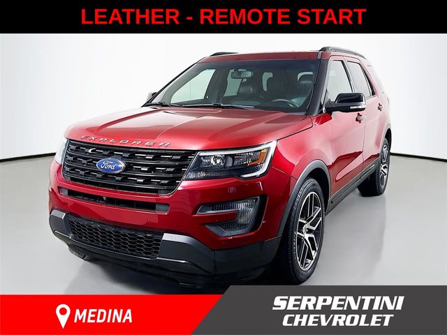 Ruby Red Metallic Tinted Clearcoat 2016 Ford Explorer Sport 4WD SUV / Crossover All-Wheel Drive 6-Speed Automatic