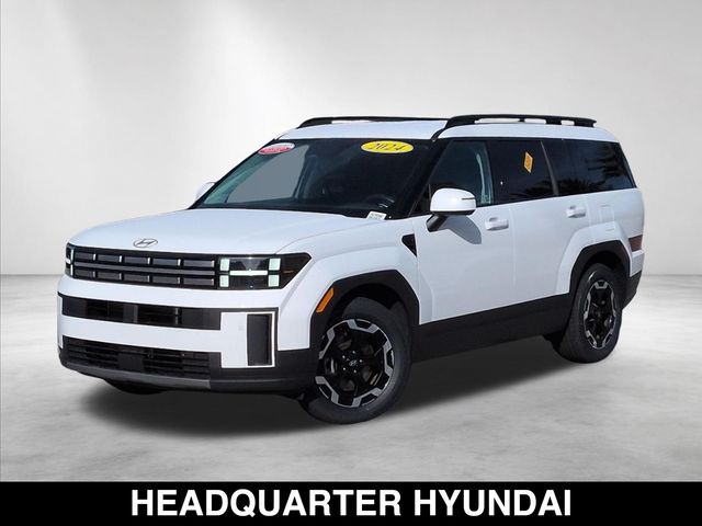 Serenity White 2024 Hyundai Santa Fe SEL FWD SUV / Crossover Front-Wheel Drive Automatic