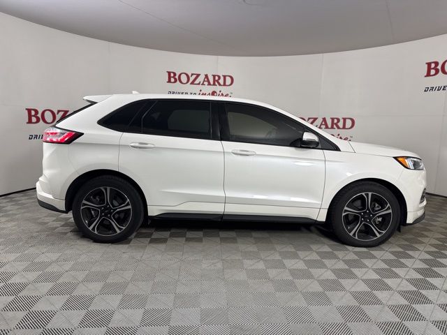 2020 Star White Metallic Tri-Coat Ford Edge ST AWD SUV