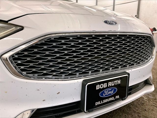 2019 Ford Fusion Titanium White at Grove City Ford