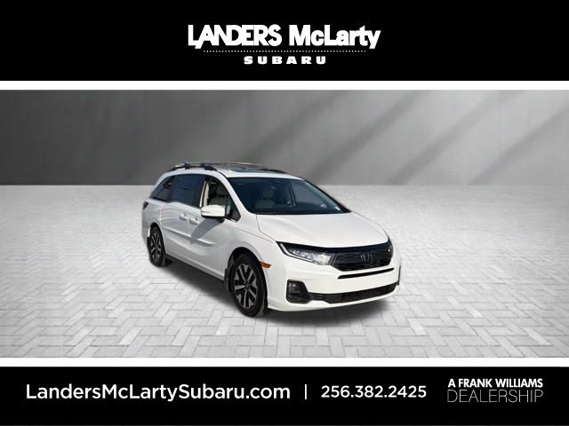 Platinum White 2025 Honda Odyssey EX-L FWD Minivan Front-Wheel Drive Automatic