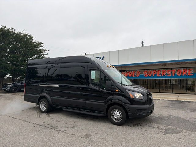 Agate Black Metallic 2026 Ford Transit Passenger Van All-Wheel Drive 