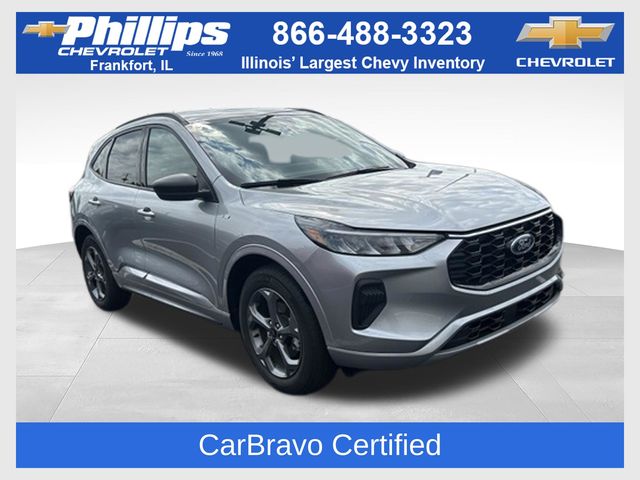 Iconic Silver Metallic 2024 Ford Escape SUV / Crossover All-Wheel Drive 8-Speed Automatic