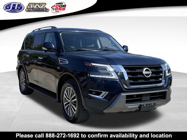 Hermosa Blue Pearl 2021 Nissan Armada SL 4WD SUV / Crossover Four-Wheel Drive 7-Speed Automatic