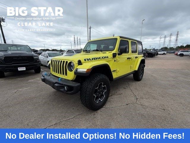 2023 Jeep Wrangler Rubicon 4xe Yellow at DeMontrond Gulf Freeway