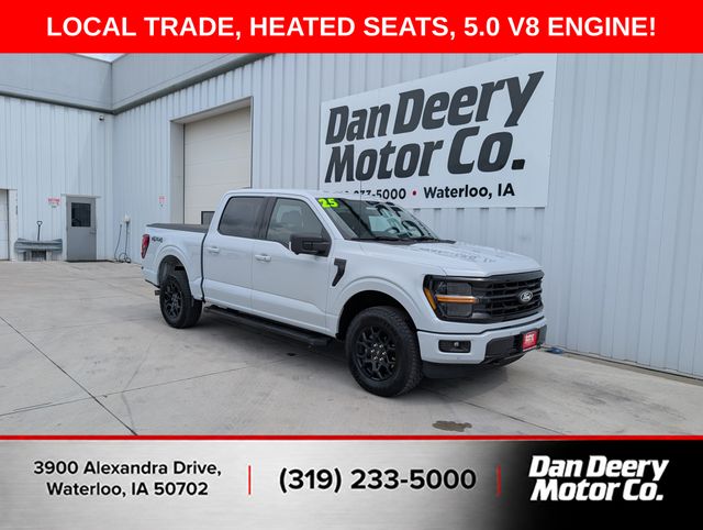 White Metallic 2025 Ford F-150 Pickup Truck Four-Wheel Drive Automatic