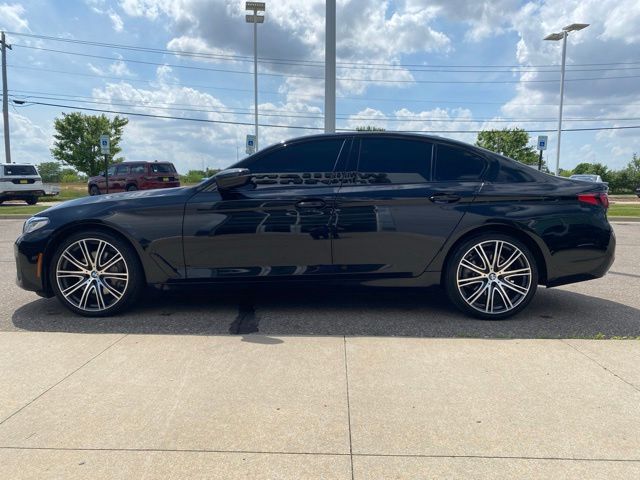 2022 BMW 5 Series 530i xDrive - Jet Black exterior view 8