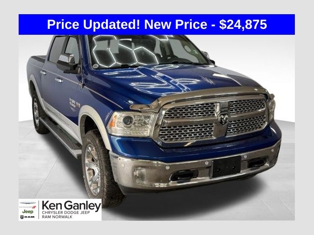Blue Streak Pearlcoat 2017 RAM 1500 Pickup Truck Four-Wheel Drive 8-Speed Automatic