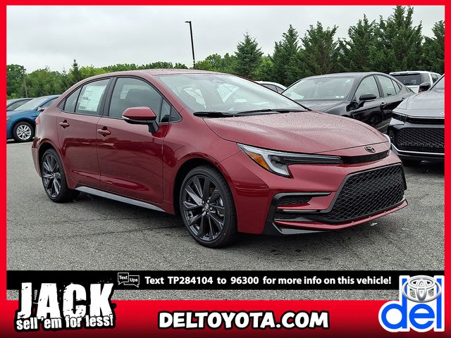 Red (Ruby) 2026 Toyota Corolla Sedan Front-Wheel Drive Continuously Variable Transmission