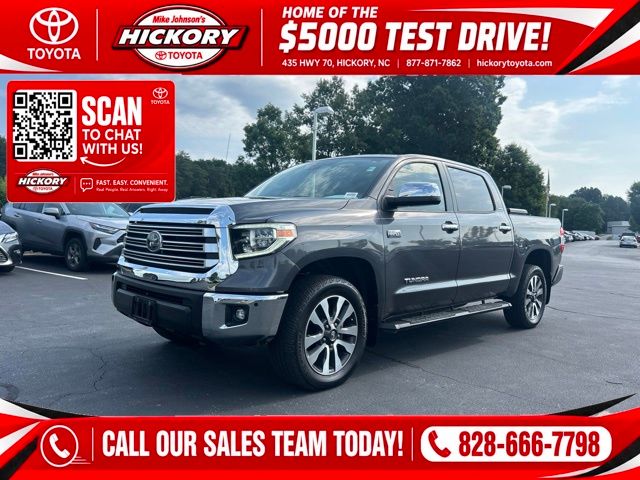 Magnetic Gray Metallic 2019 Toyota Tundra Pickup Truck Four-Wheel Drive 6-Speed Automatic