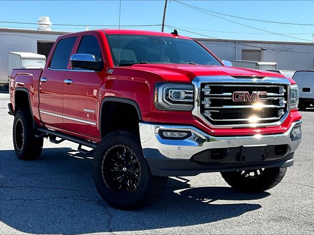 Cardinal Red 2017 GMC Sierra 1500 SLT Crew Cab 4WD Pickup Truck Four-Wheel Drive 8-Speed Automatic Overdrive