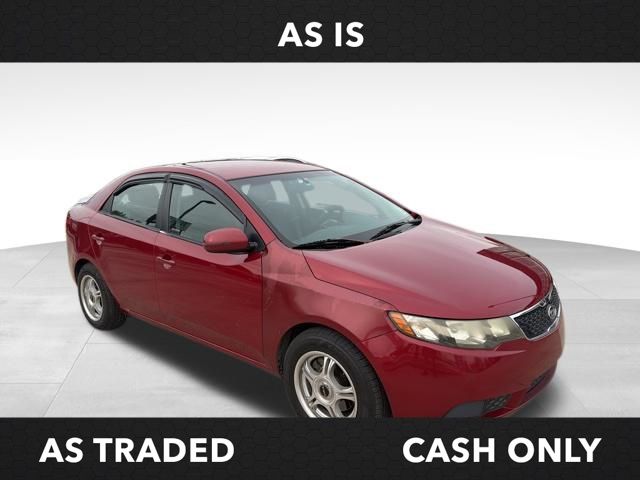 Spicy Red 2011 Kia Forte EX Sedan Front-Wheel Drive 6-Speed Automatic Overdrive