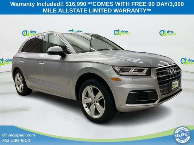 Silver Metallic 2018 Audi Q5 SUV / Crossover All-Wheel Drive 7-Speed Automatic