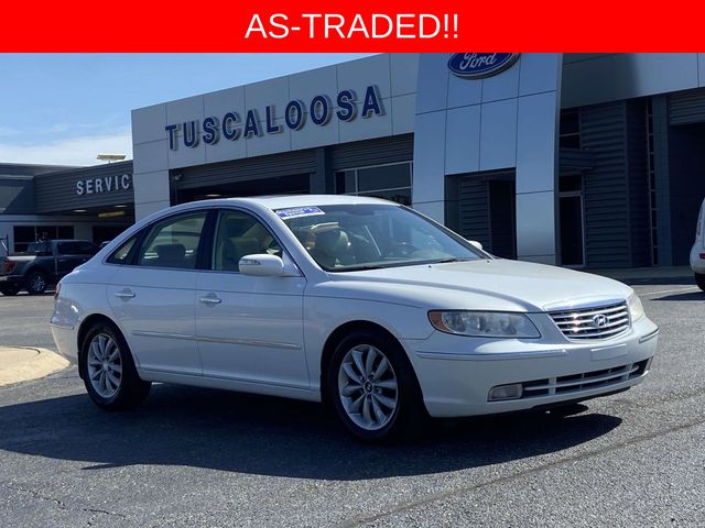 White 2008 Hyundai Azera Limited FWD Sedan Front-Wheel Drive 5-Speed Automatic