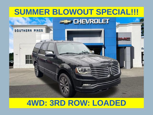 Tuxedo Black Metallic 2015 Lincoln Navigator SUV / Crossover Four-Wheel Drive 6-Speed Automatic