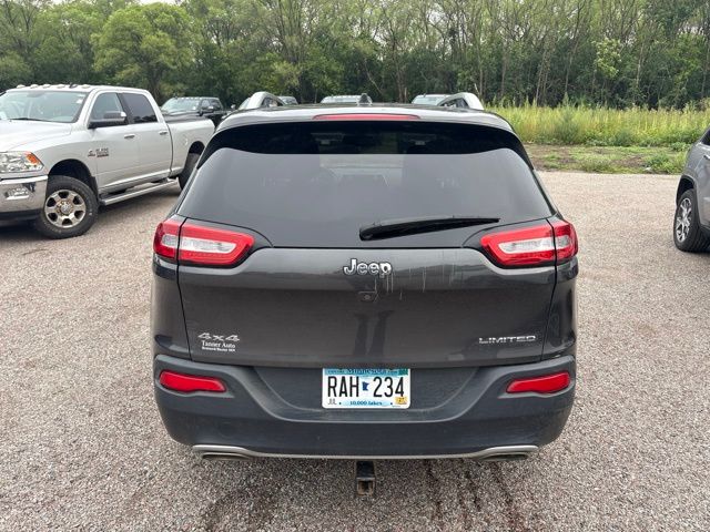 2016 Granite Crystal Metallic Clearcoat Jeep Cherokee Limited 4X4 SUV
