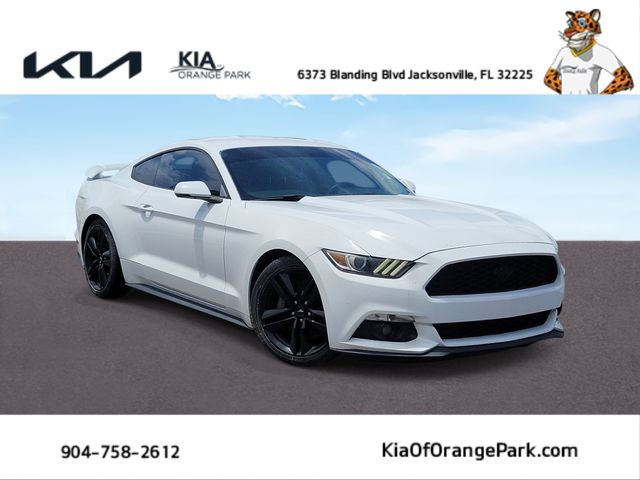 Oxford White 2016 Ford Mustang Coupe Rear-Wheel Drive 6-Speed Automatic
