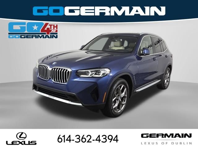 Marina Bay Blue Metallic 2022 BMW X3 SUV / Crossover All-Wheel Drive Automatic