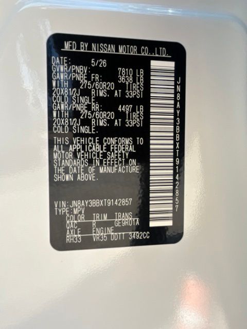 New 2026 Nissan Armada SUV