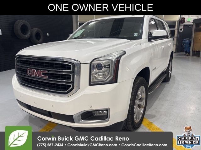 Summit White 2015 GMC Yukon SLT 4WD SUV / Crossover Four-Wheel Drive 6-Speed Automatic Overdrive