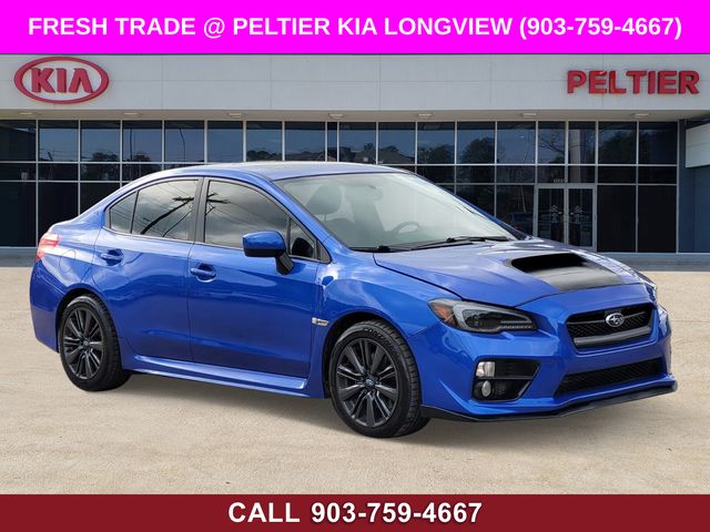 WR Blue Pearl 2015 Subaru WRX Limited Sedan All-Wheel Drive 6-Speed Manual