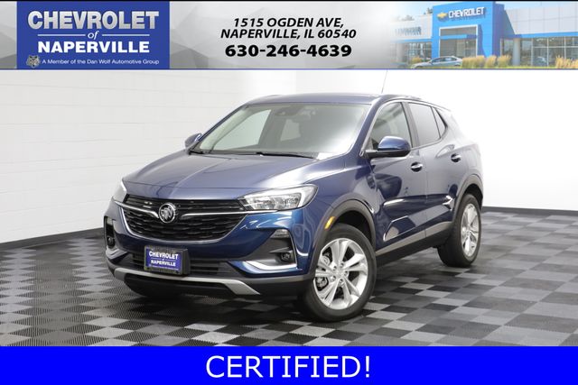Blue (Deep Azure Metallic) 2021 Buick Encore GX Preferred AWD SUV / Crossover All-Wheel Drive 9-Speed Automatic