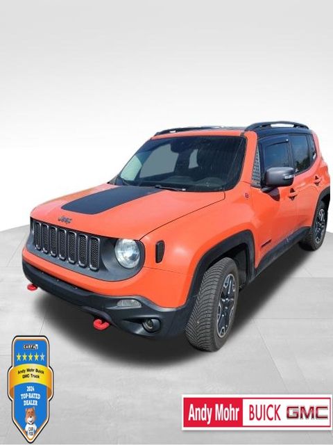 Omaha Orange 2016 Jeep Renegade Trailhawk 4WD SUV / Crossover Four-Wheel Drive 9-Speed Automatic
