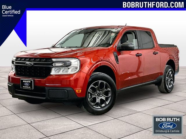 Chili Pepper Red 2022 Ford Maverick Pickup Truck Front-Wheel Drive Continuously Variable Transmission