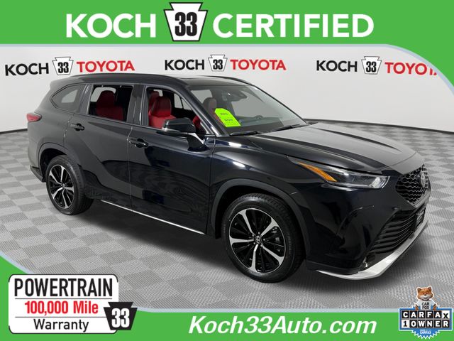 Midnight Black Metallic 2021 Toyota Highlander XSE AWD SUV / Crossover All-Wheel Drive 8-Speed Automatic