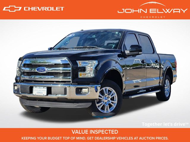 Shadow Black 2016 Ford F-150 Lariat SuperCrew Pickup Truck 4X2 6-Speed Automatic
